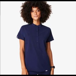 Figs XXS Navy Manila